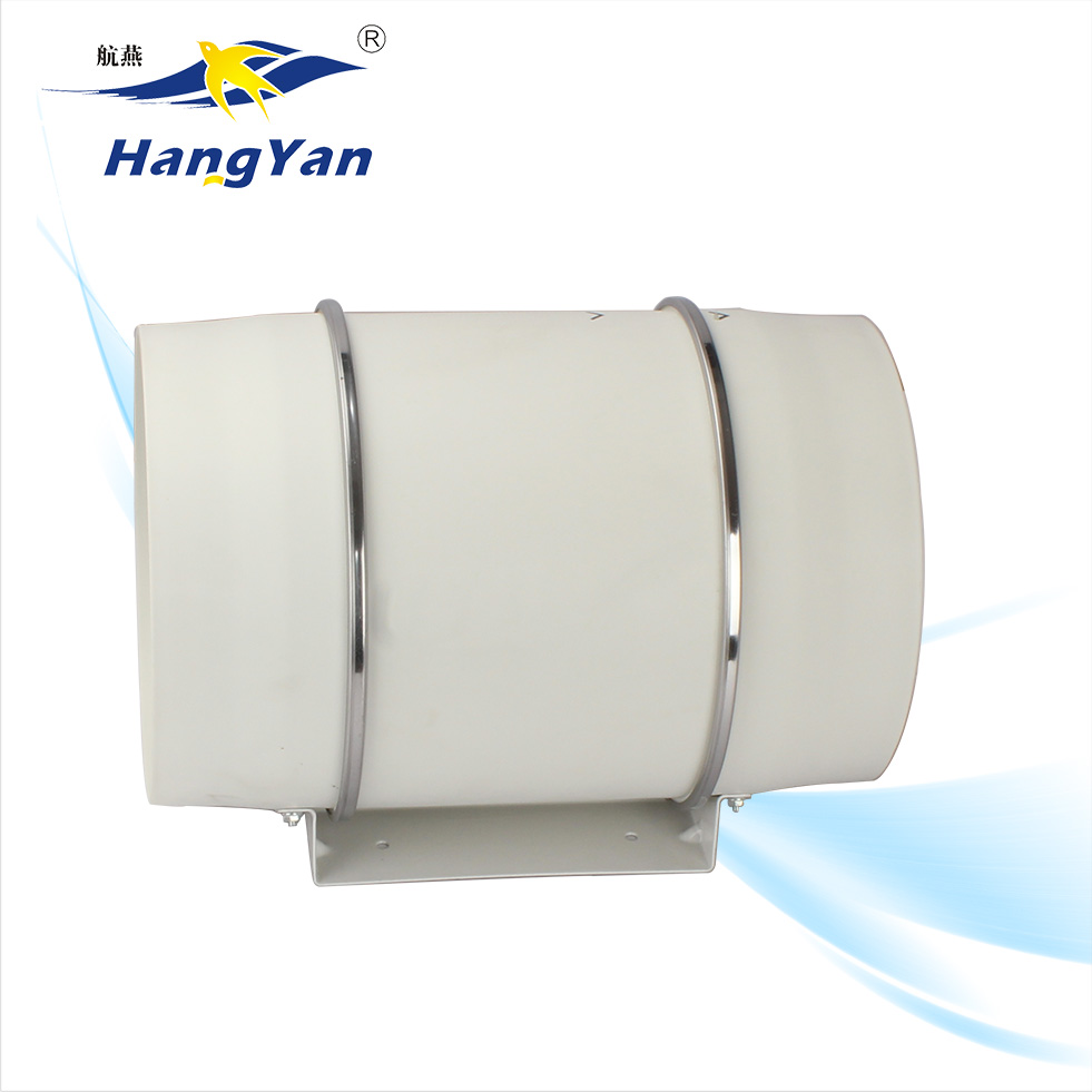 HVAC System 200mm AC  Plastic Small  Silent Mixed Flow Fan